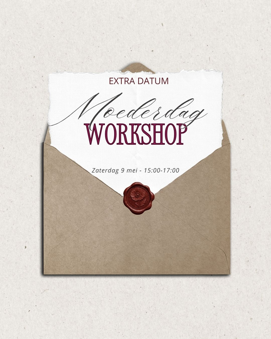 Workshop Ticket 9 mei | EXTRA DATUM